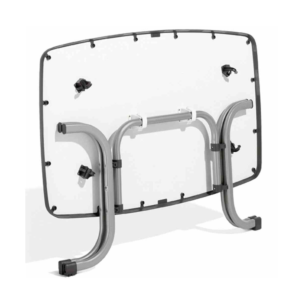 SIEGER Boulevardtisch 253 150 x 90 x 72 cm höhenverstellbar graphit/anthrazit Bild 2