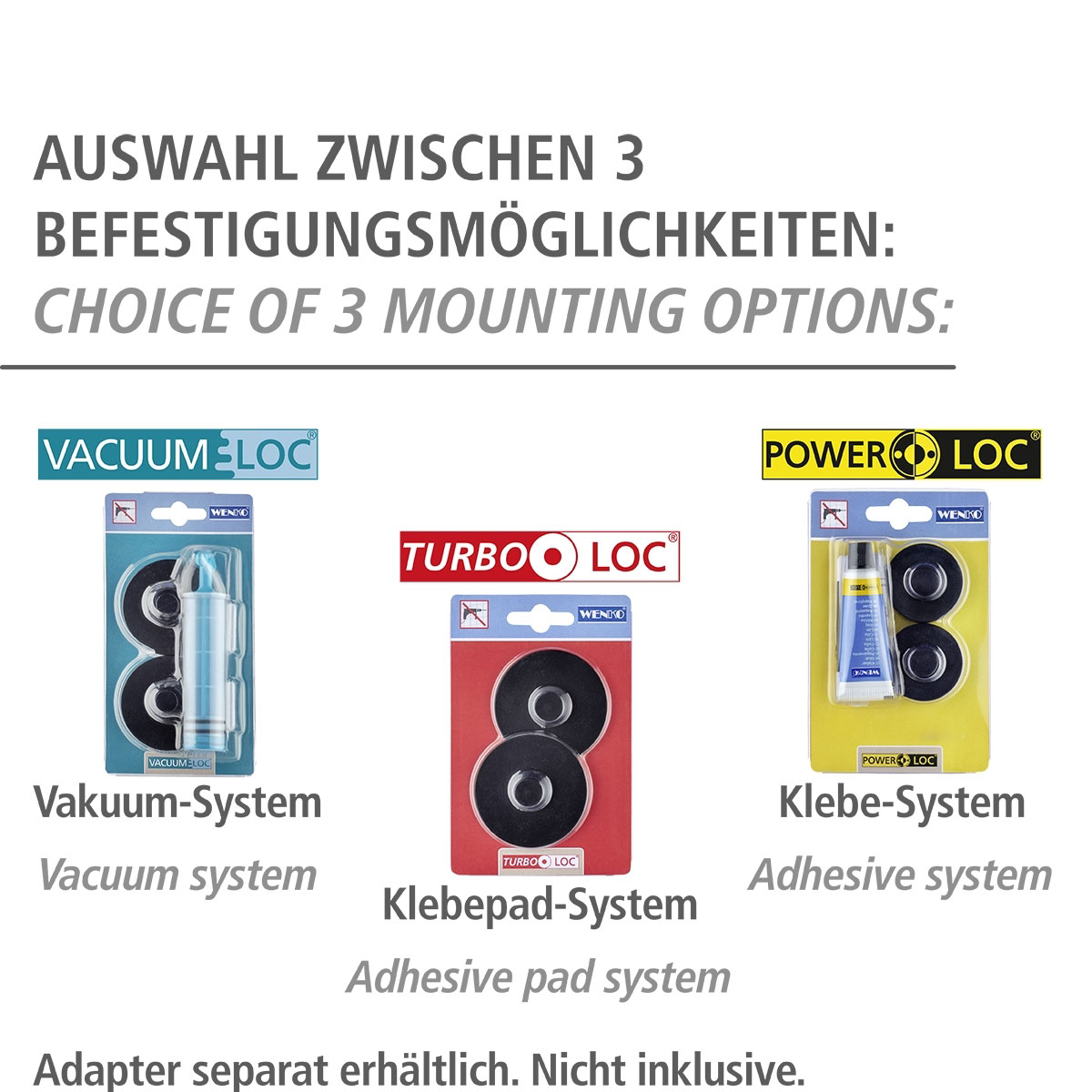 Wenko Wandablage Classic Plus schwarz Bild 3