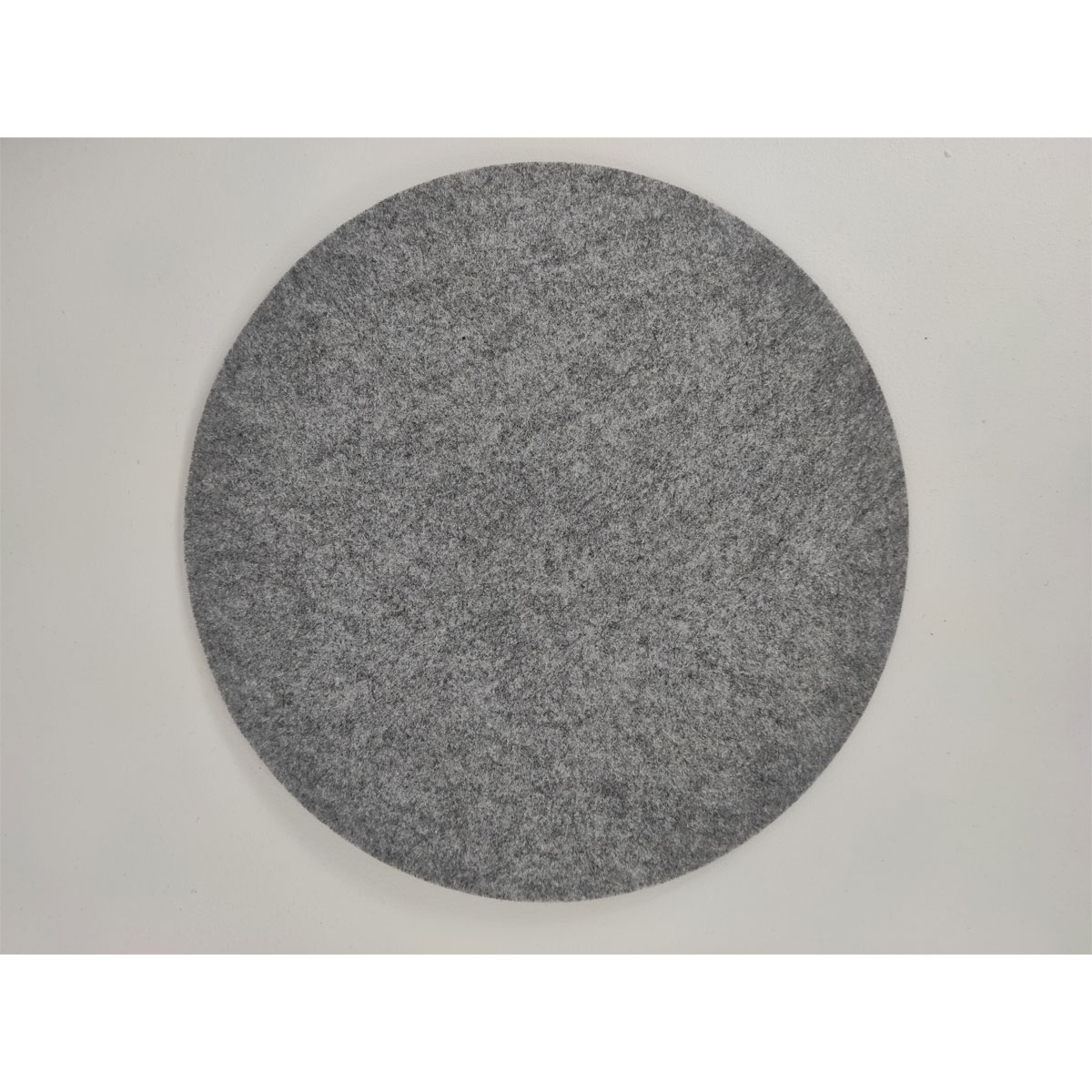 Platzset Filz Durchmesser 35 cm hellgrau