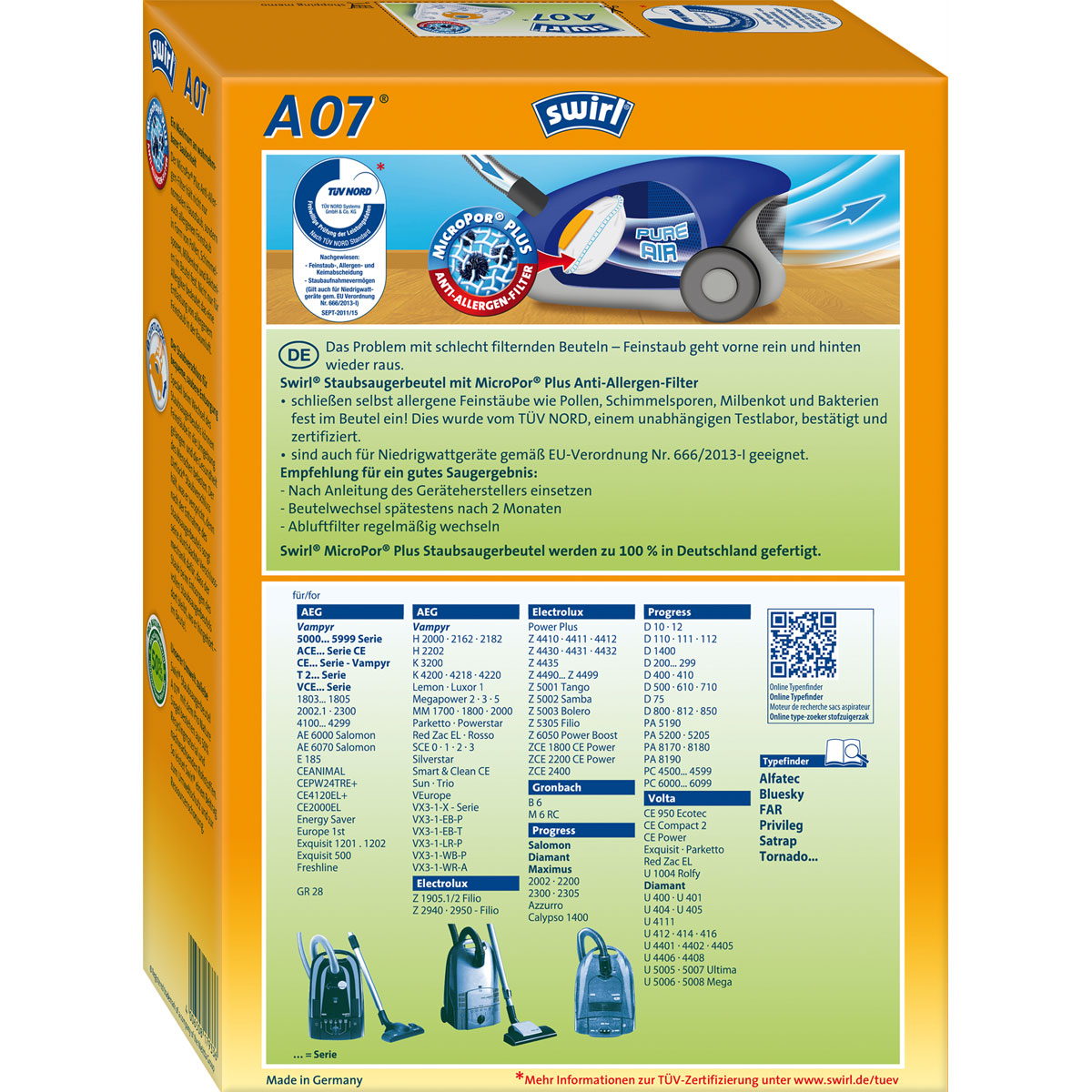 Staubsauger-Beutel S 62 EcoPor Bild 2