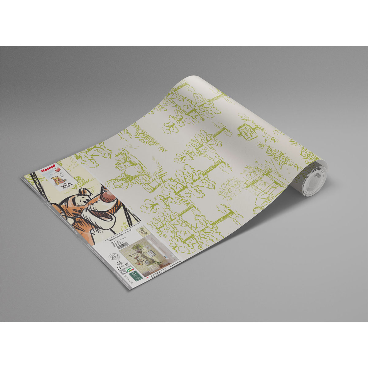 Komar  Vlies Fototapete Winnie the Pooh in the Wood 200x280 cm Bild 3