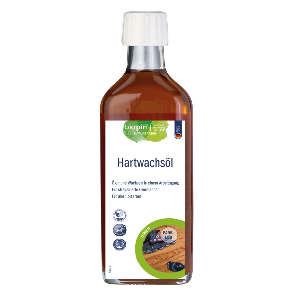 Biopin Hartwachsöl Farblos 0,250 l