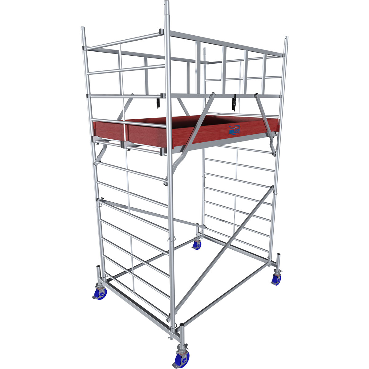 Krause PROTEC XXL ALU-FAHRGERÜST BREITAUFBAU 2,00 x 1,20 M AH 4,30 M Bild 7