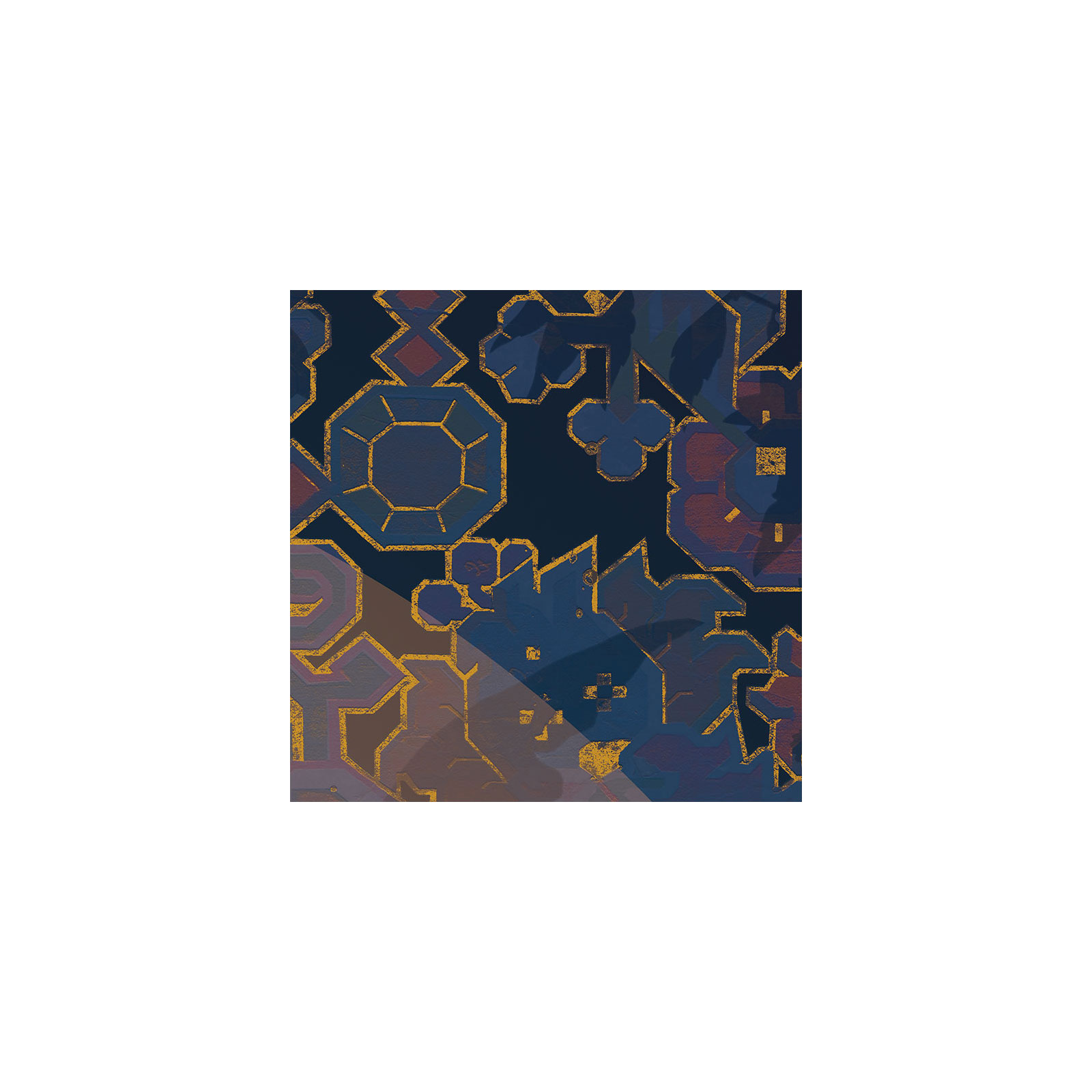 Komar  Selbstklebende Vlies Fototapete rund Ornament Durchmesser 125 cm Bild 4