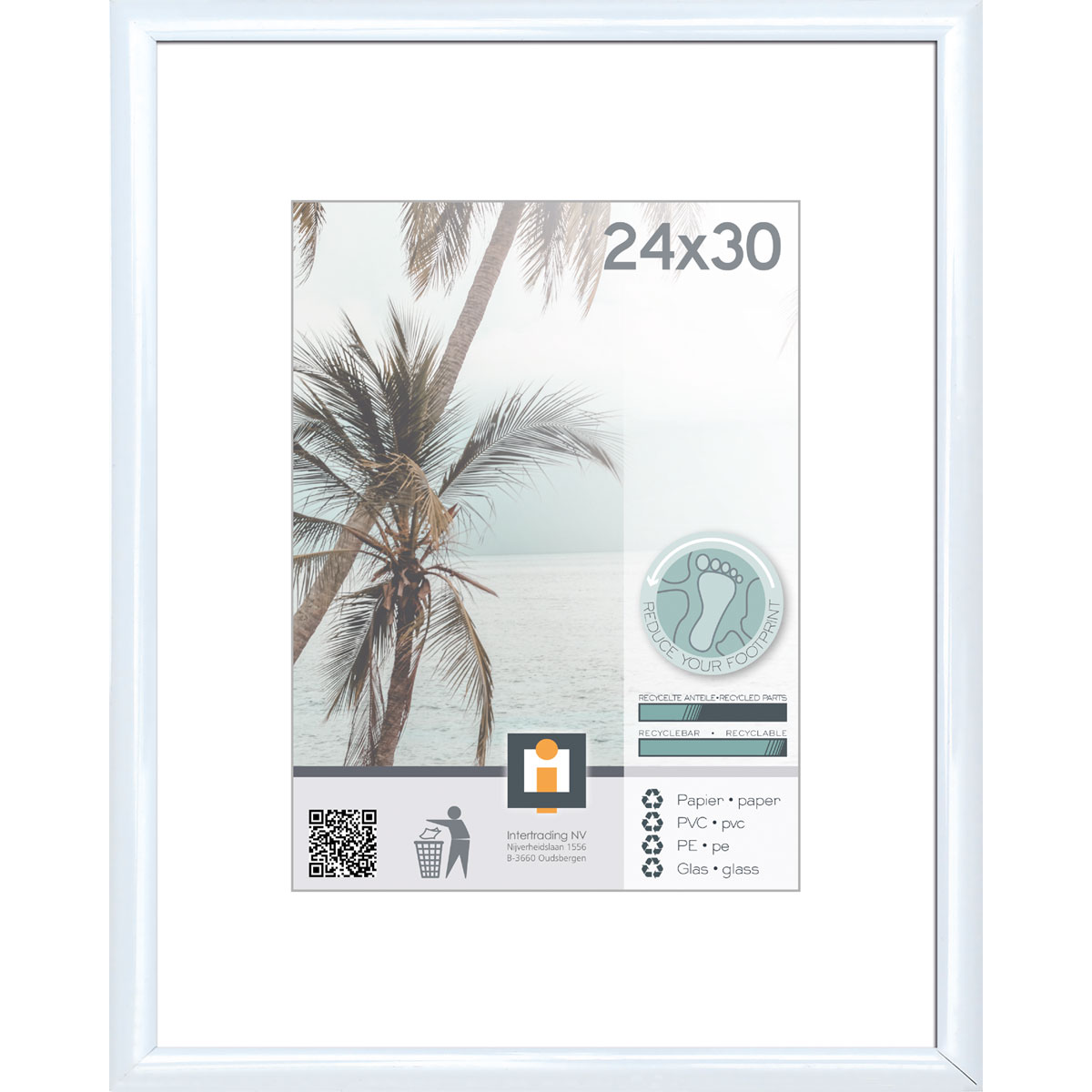 Bilderrahmen Kyoto 24x30 cm weiß