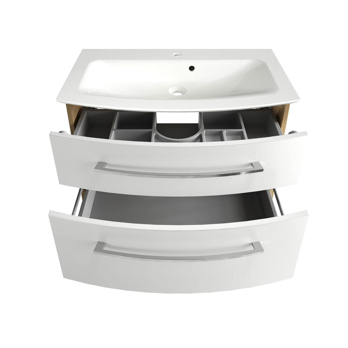 Fackelmann  Waschtisch-Set B.Style 832 x 543 x 478 mm Sandeiche/Weiß Bild 2