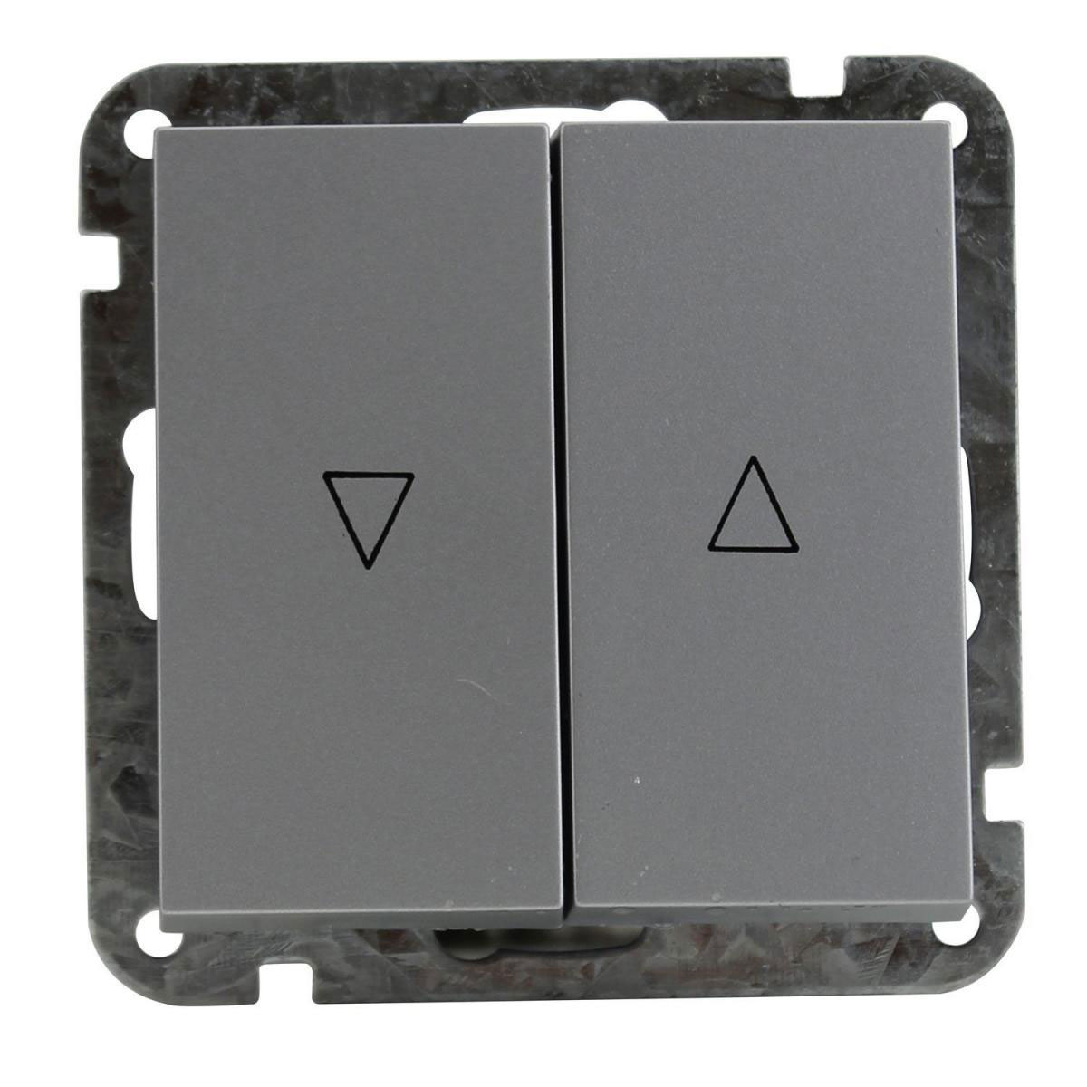 Jalousientaster Melbourne silber Serie 703