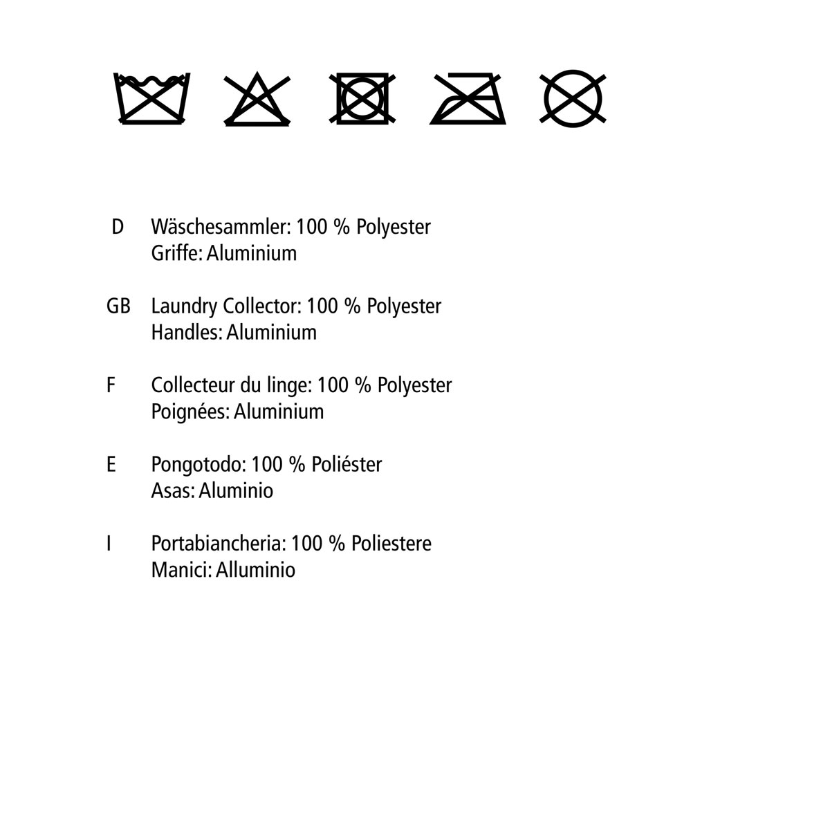 Wenko  Wäschesammler Jumbo Stone Multifunktionstasche 69 l Bild 6