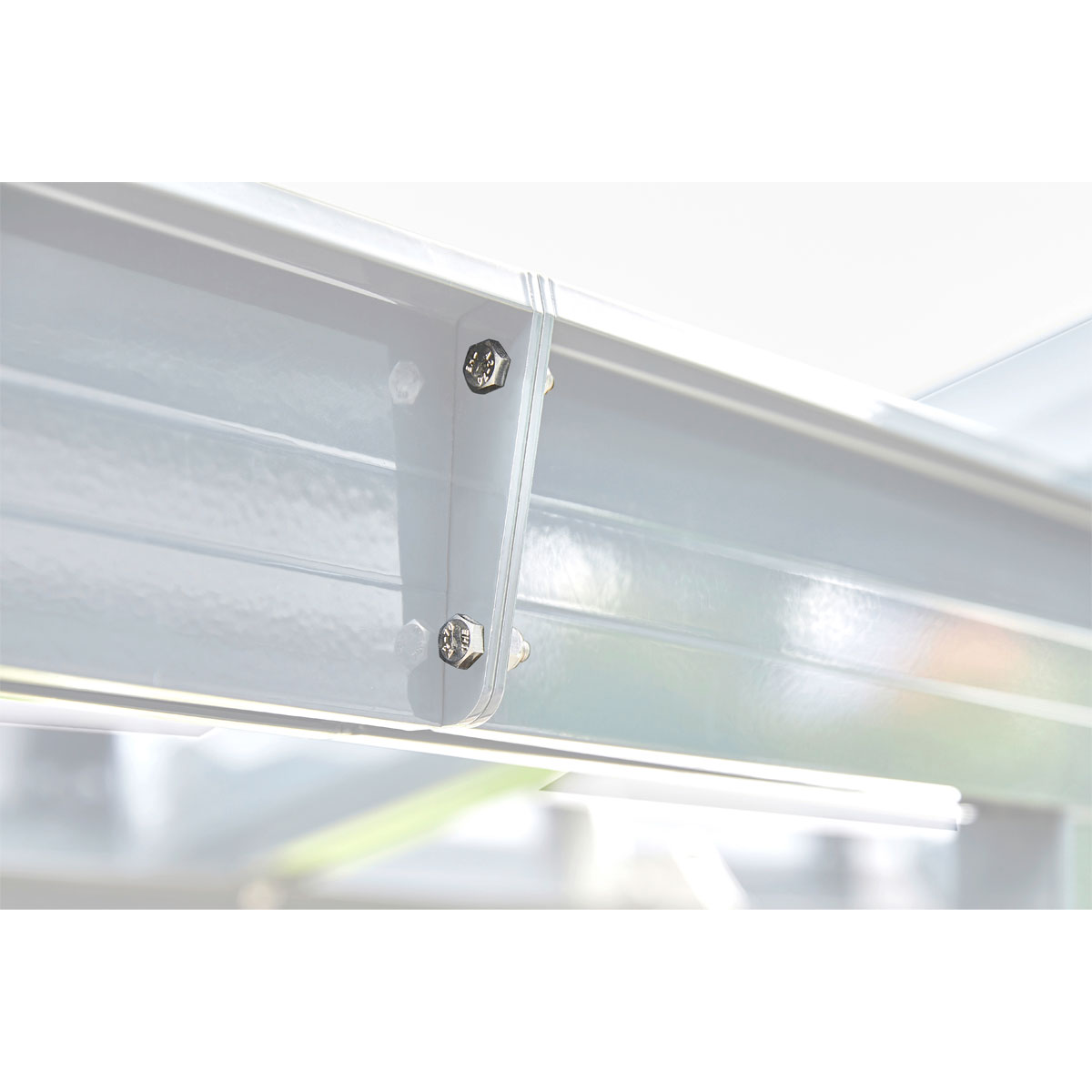 gutta Terrassenüberdachung Standard weiß 3,06 x 3,06 m Bild 4