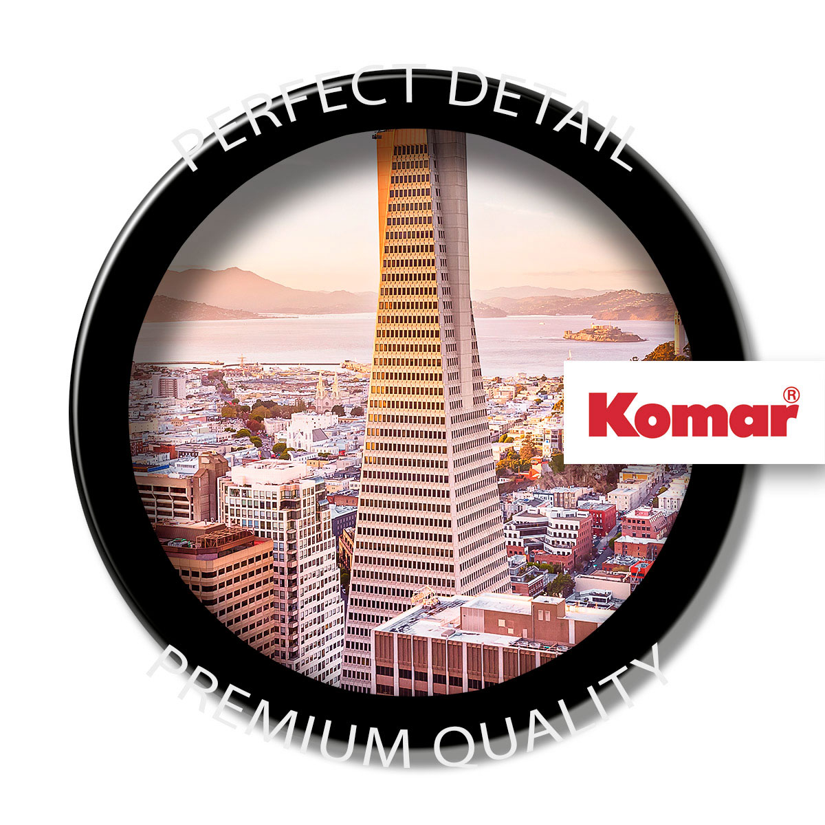 Komar  Papier Fototapete San Francisco Morning 368x254 cm Bild 5