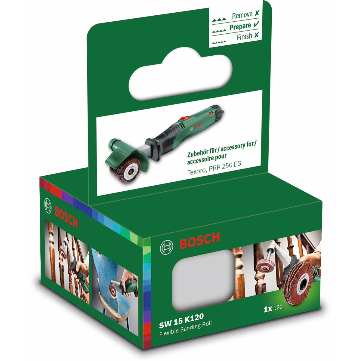 Bosch  Flexible Schleifrolle SW 15 K120 Bild 2