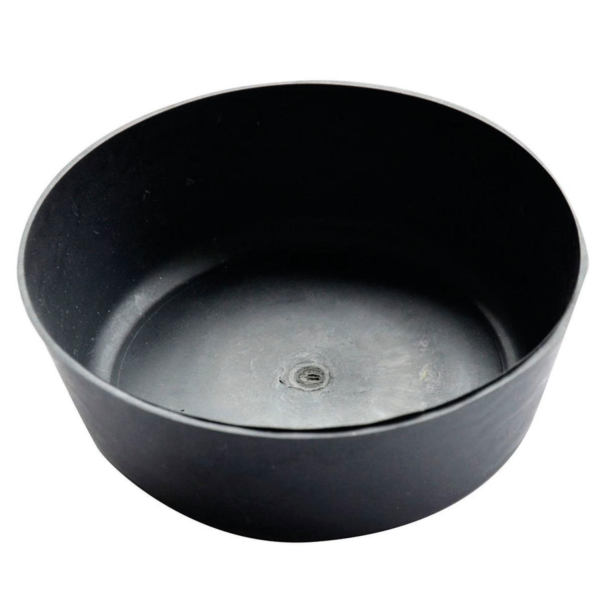 Vincent Gipsschale flach schwarz