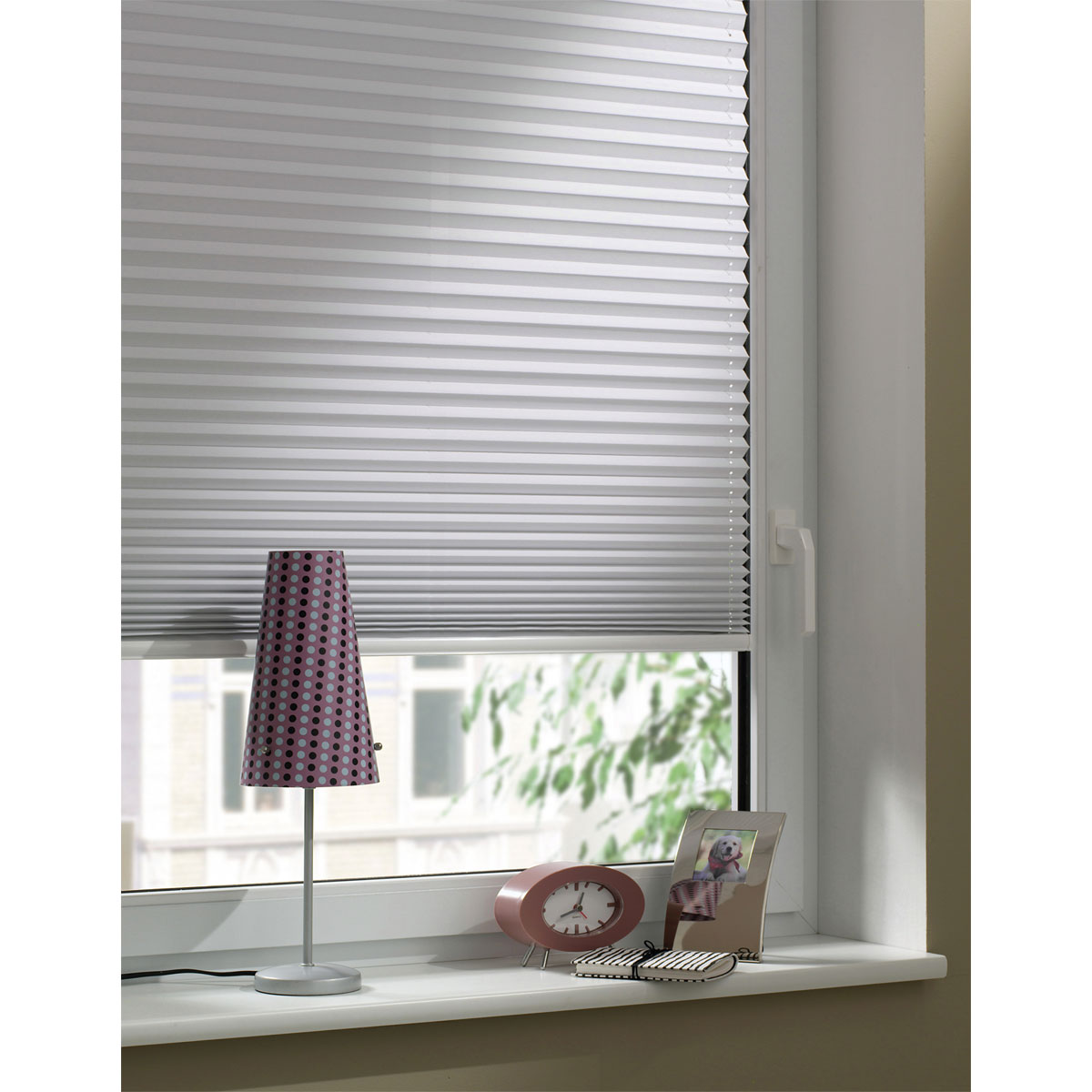 Gardinia Thermo-Plissee EasyFix weiß 60 x 130 cm Bild 5