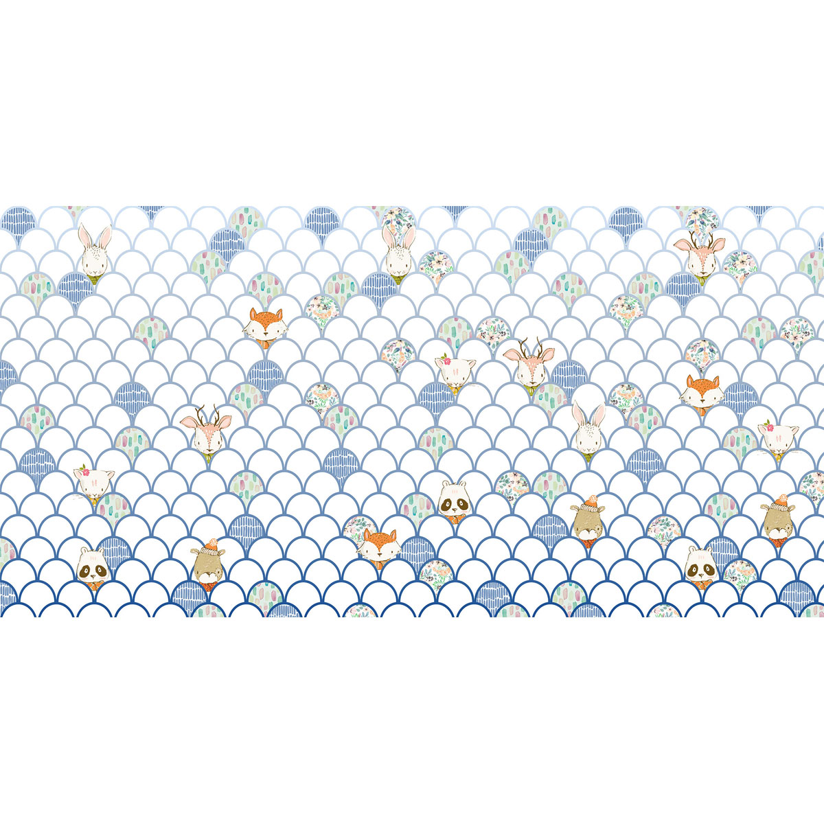 Komar  Vlies Fototapete Shelly White 500x250 cm Bild 2