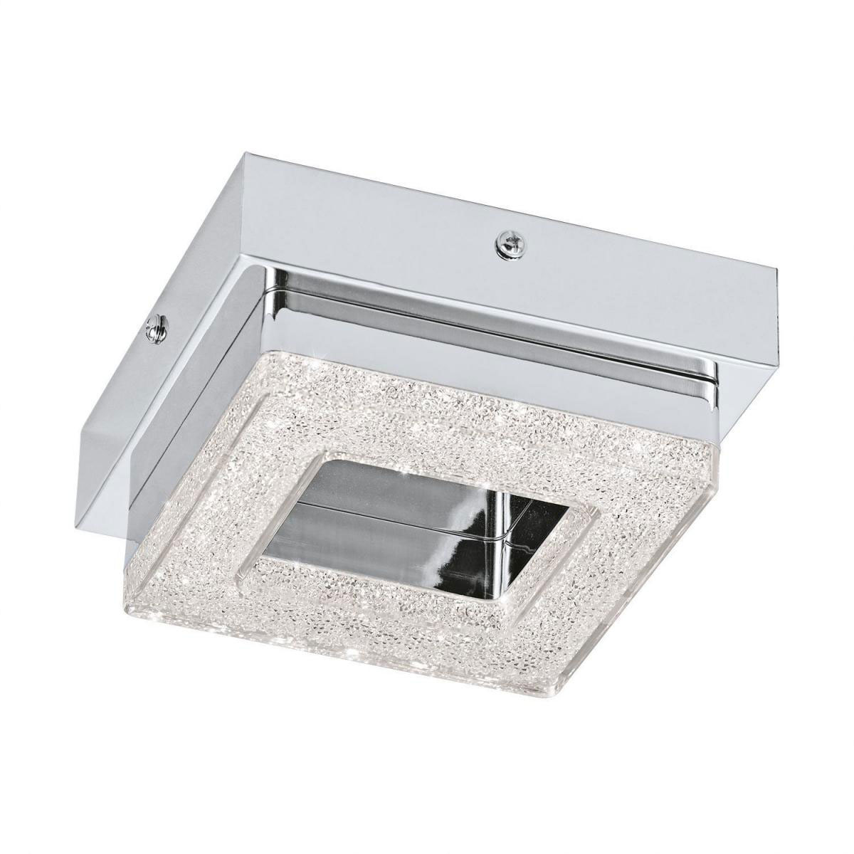 Eglo LED Wand- und Deckenleuchte Fradelo eckige Leuchte 14 x 14 cm