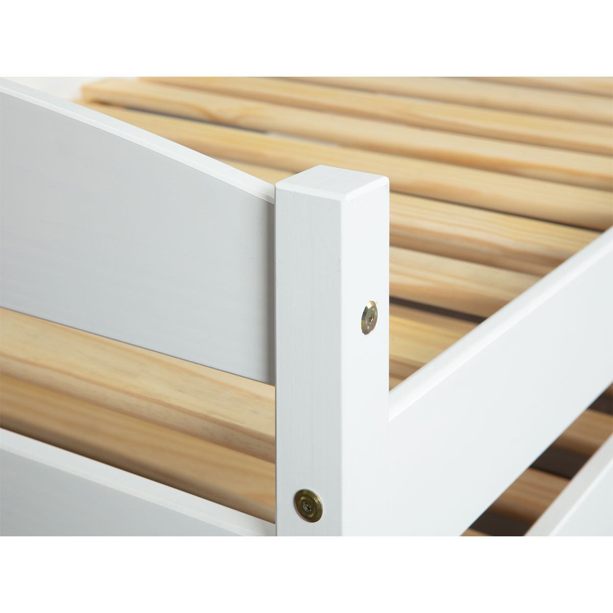 Inter Link Doppelliege „Vindas“, 90x200 cm, weiß, inkl. Rost Bild 6