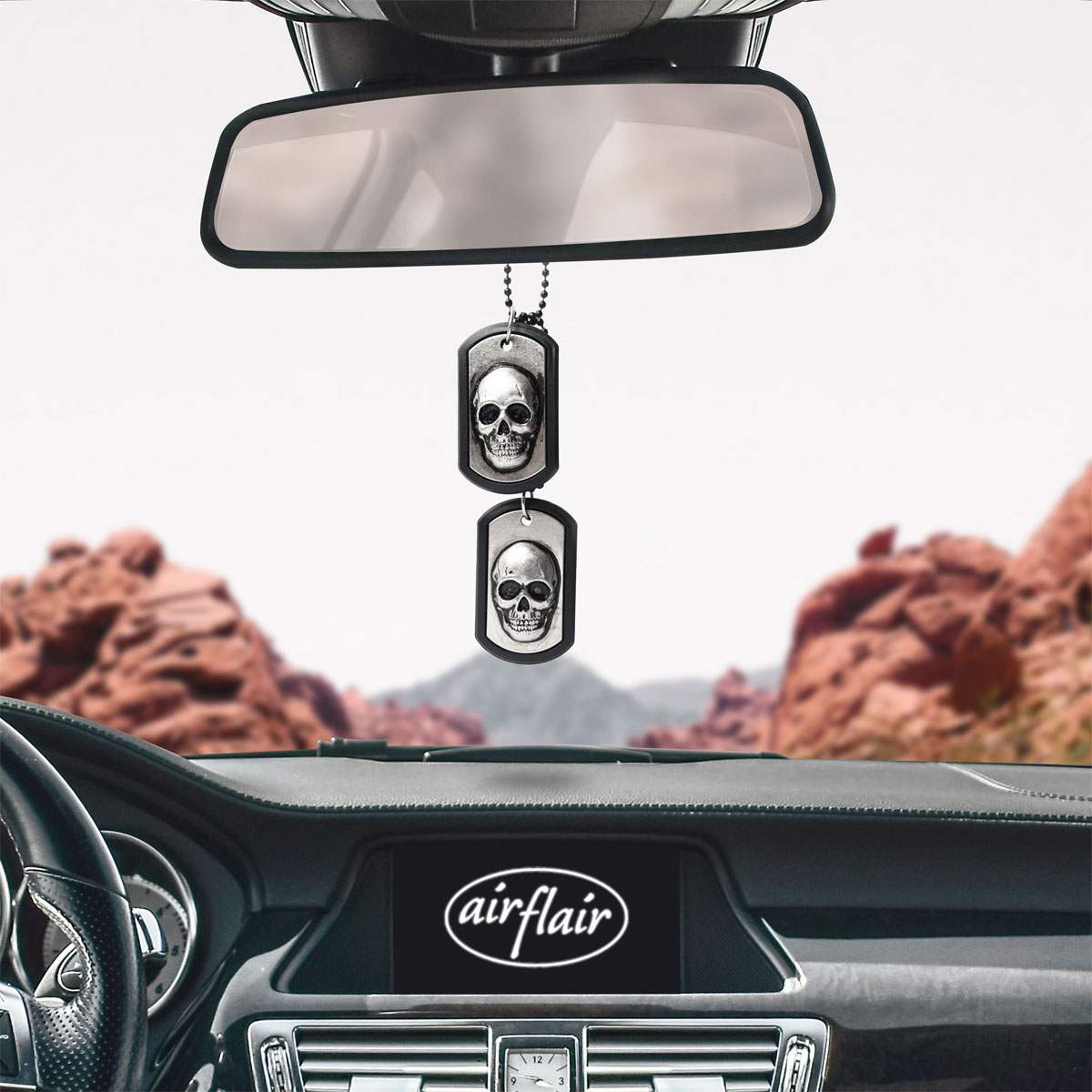 Lufterfrischer Driven Dog Tags Black Out Bild 2