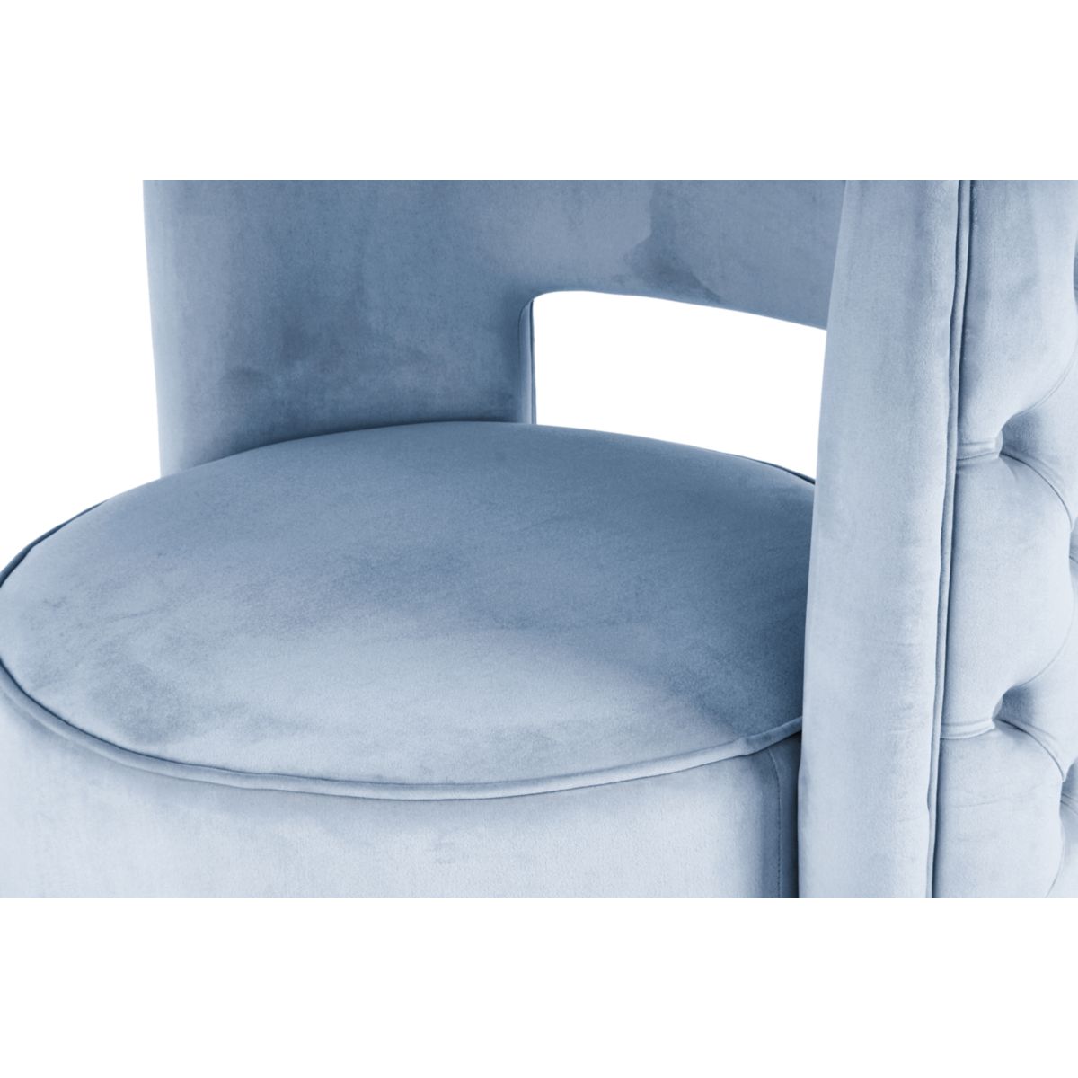 Sessel Drehsessel Beverly 125 hellblau gold Bild 6