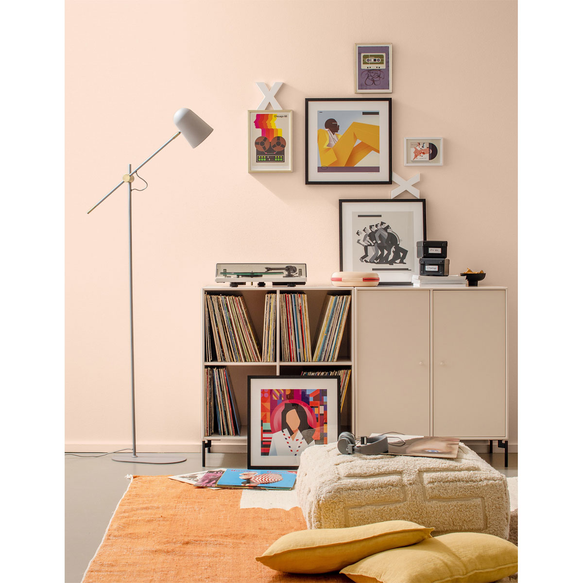 Alpina Innenfarbe pure farben 2,5 L Pastellorange matt Bild 2