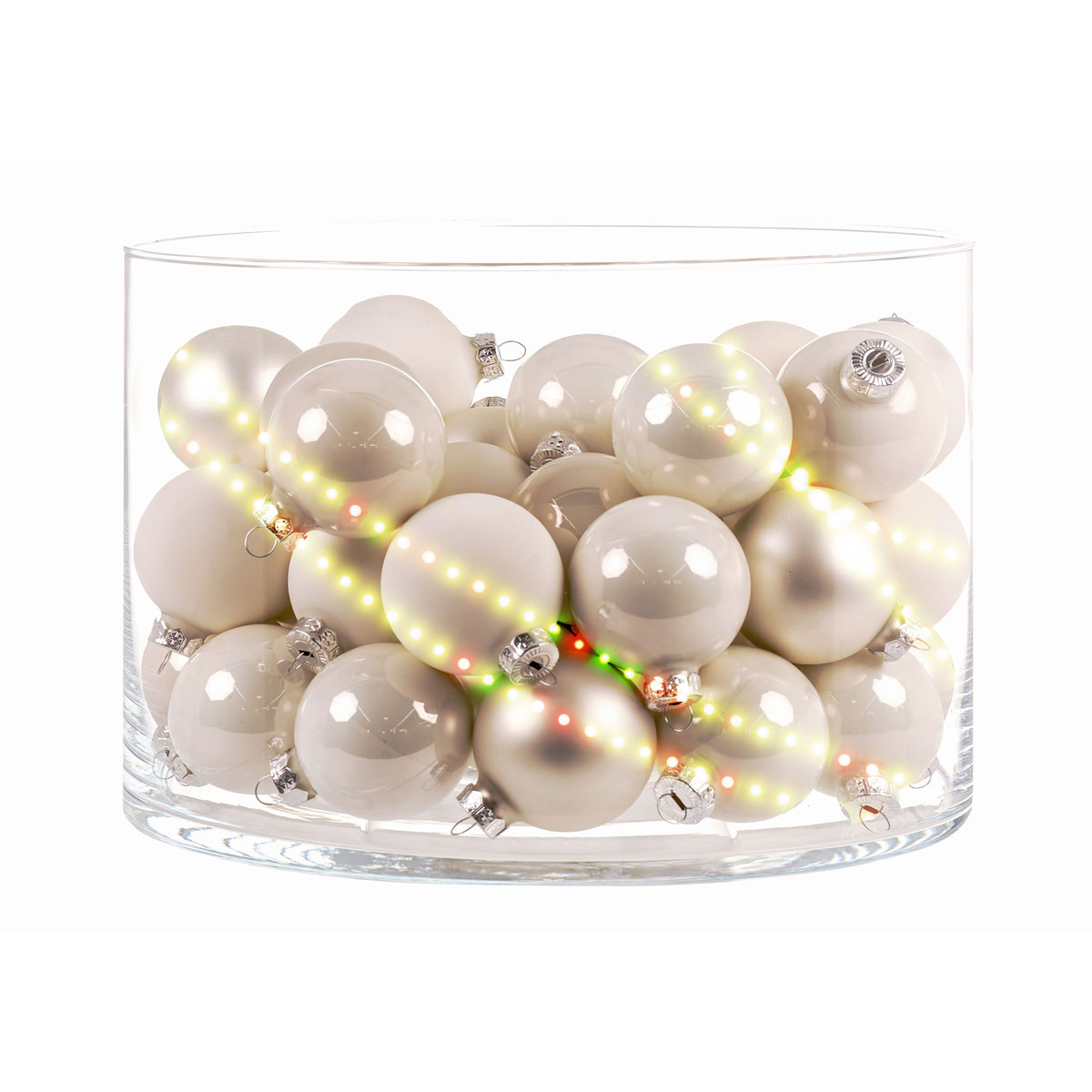 Ambientis Glaskugeln 6 cm weiss Mix Bild 8