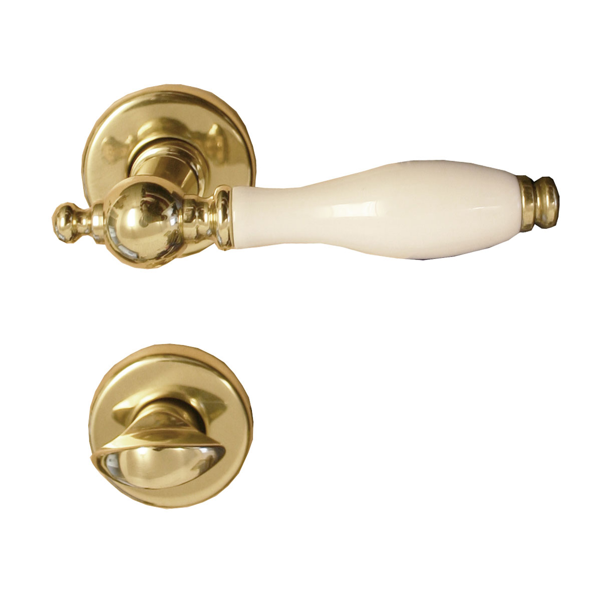 Alpertec Rosettengarnitur Nany-R für WC poliert