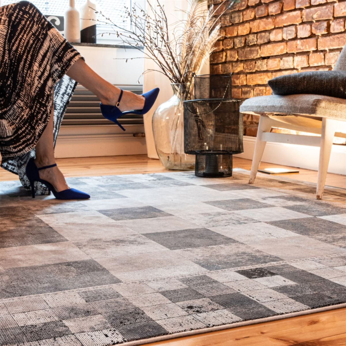 Elles 214 Grau 160cm x 230cm Bild 2