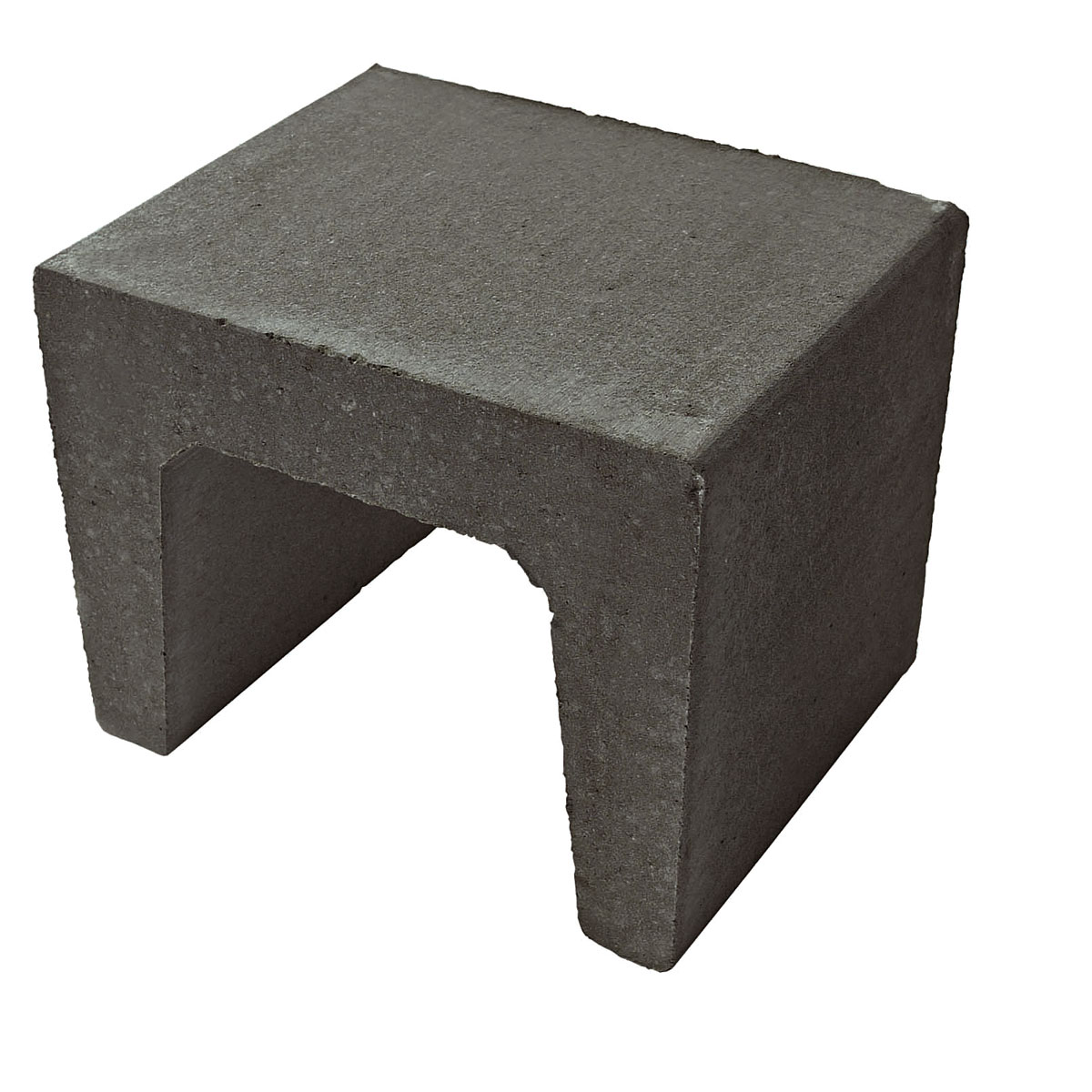 U-Stein anthrazit 40/40/40 cm