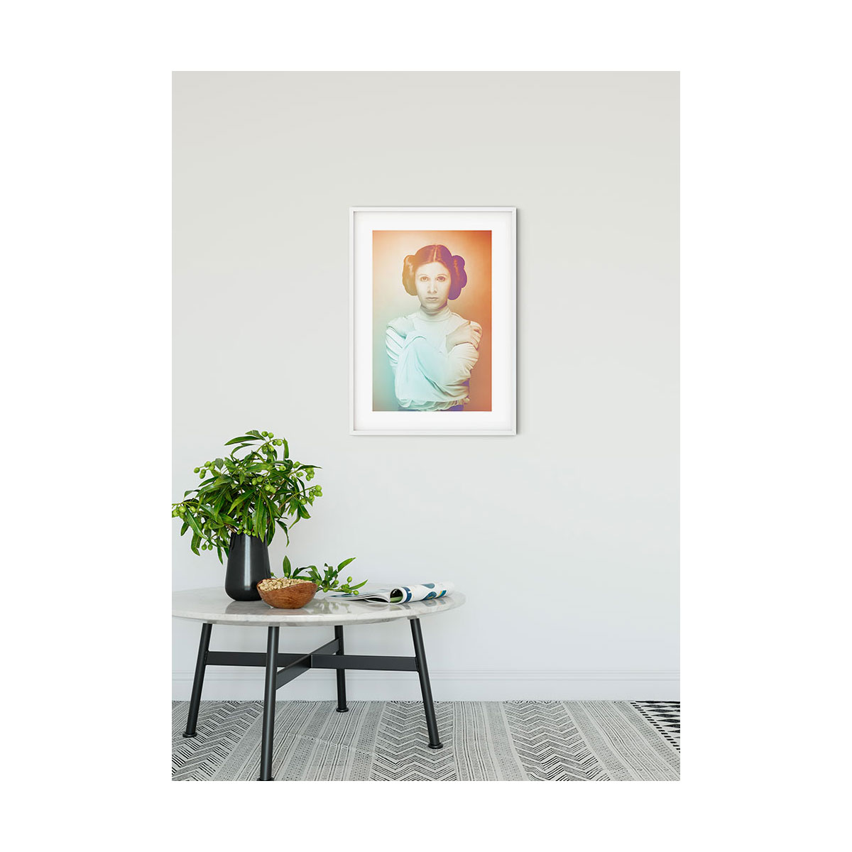 Komar  Wandbild Star Wars Classic Icons Color Leia 40x50 cm