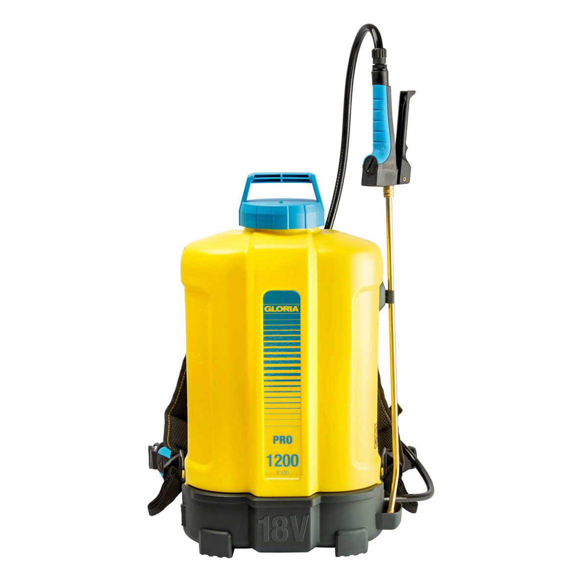 Gloria Akku-Rückensprüher 18V 12 L inkl Hohlkegel- und Flachstrahldüse ohne Akku Bild 1