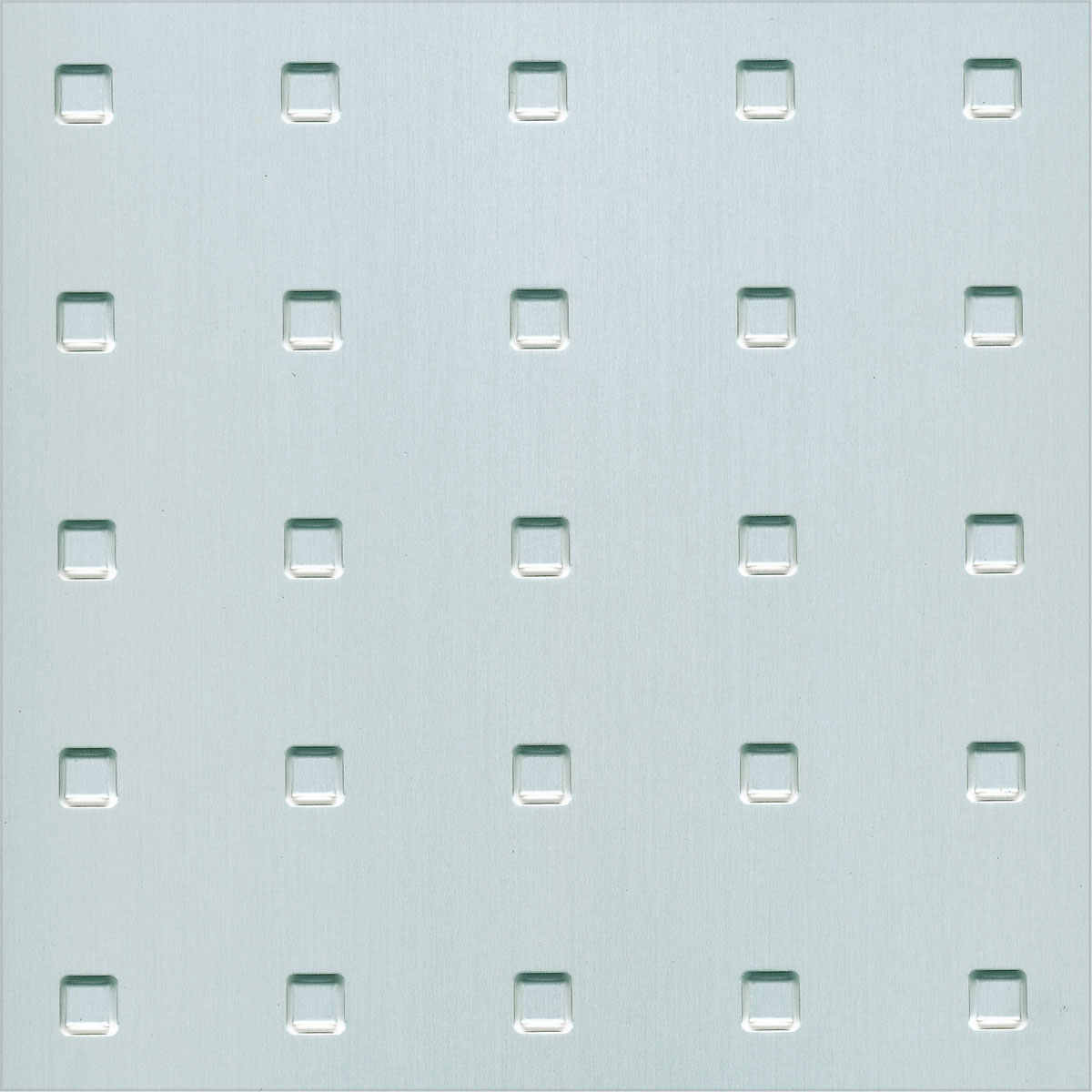 MyTool Quadratnoppenblech 24 x 48 cm 0,7 mm silber-glänzend