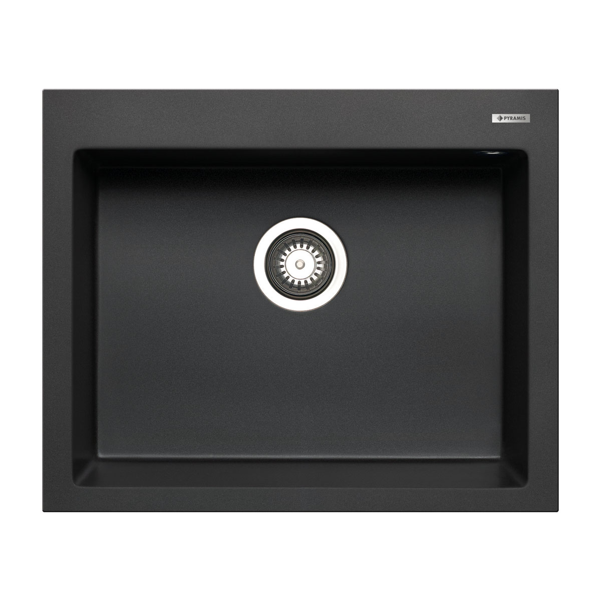 Pyramis  Einbauspuele ISTROS 61 x 50 cm 1B Granit Carbon Bild 1