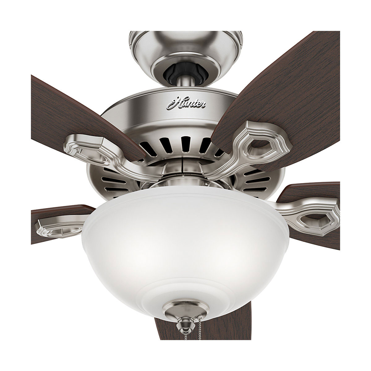 Hunter Fan Hunter Deckenenventilator Builder Deluxe 132 cm Nickel gebürstet Bild 5