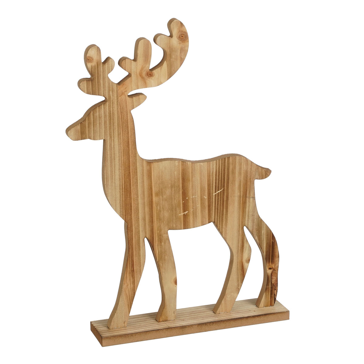 Dekoration Hirsch braun FSC 100 Prozent LxBxH 27 x 6 x 41 cm