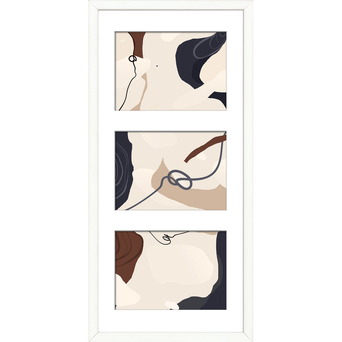 Bilderrahmen Madrid 23x50 cm weiß