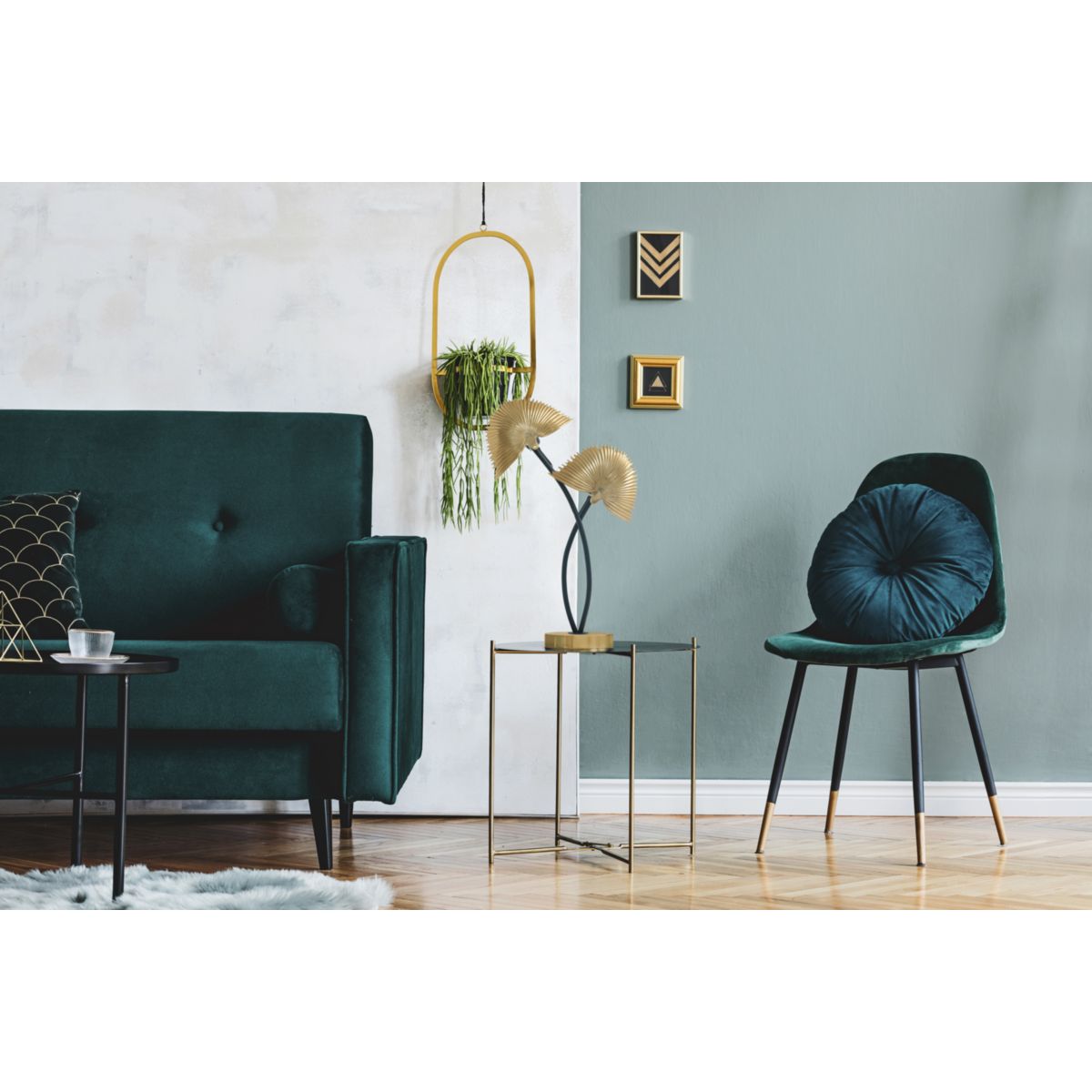 Tischlampe Twinflame 125 gold Bild 4