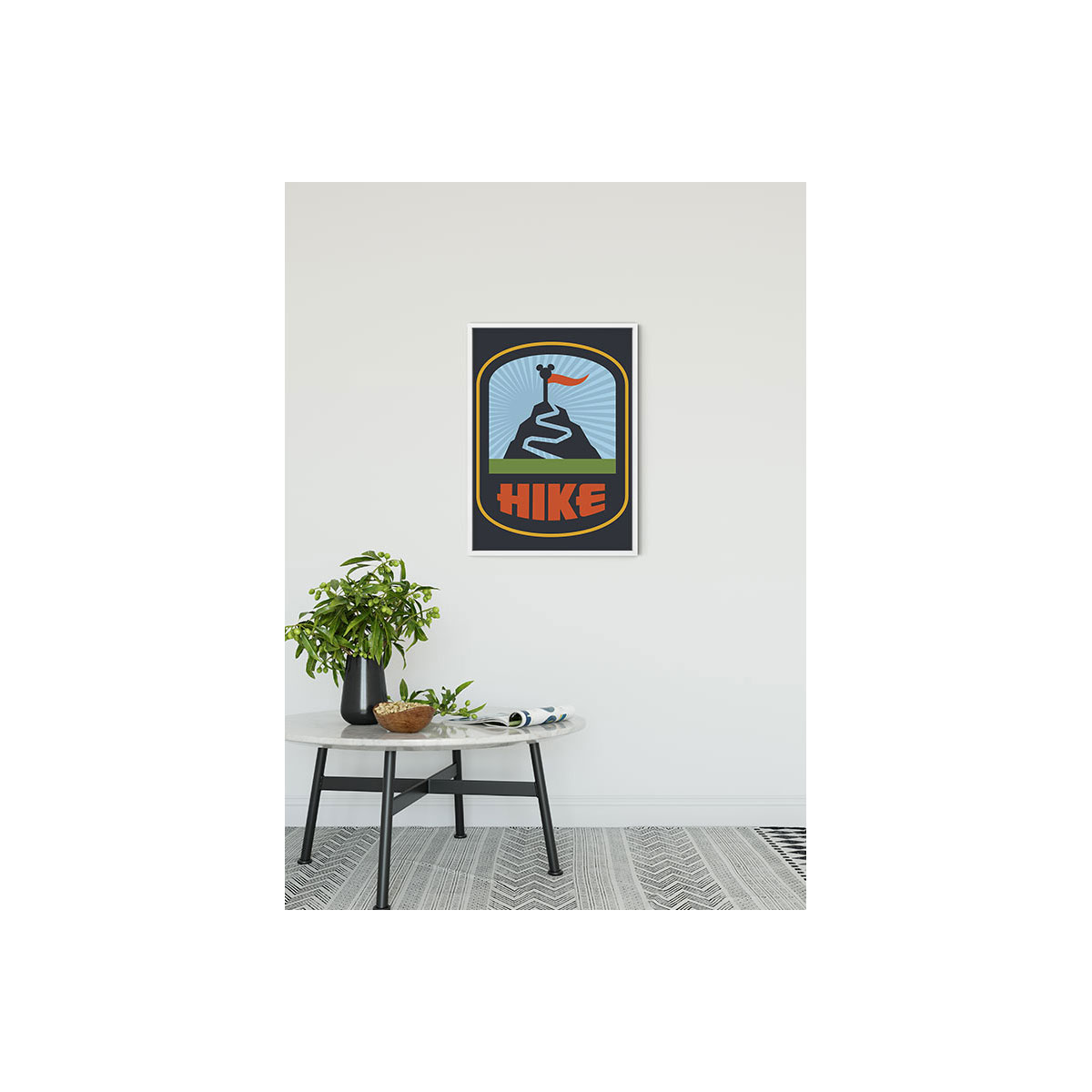 Komar  Wandbild Mickey Mouse Hike 40x50 cm