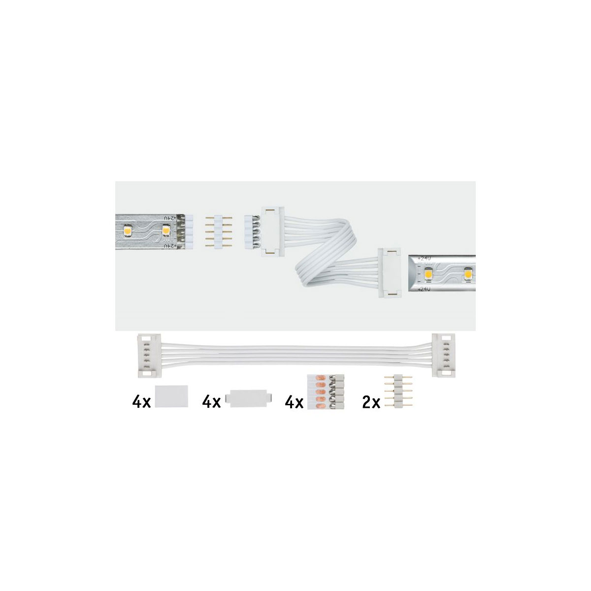 Paulmann  Verbinder Universal MaxLED 2er Pack weiß Bild 1
