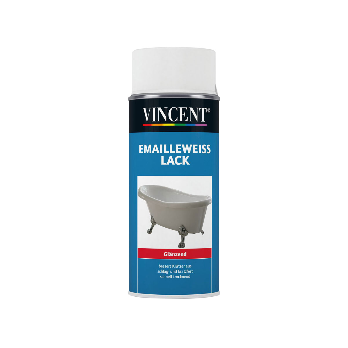 Vincent Emailleweiß Lack hochglänzend 400 ml