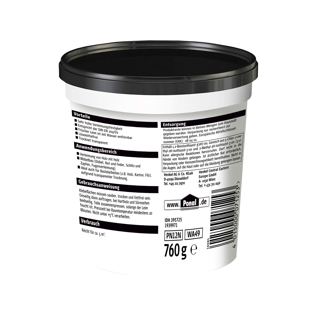 Ponal Holzleim Classic 760 g Bild 2