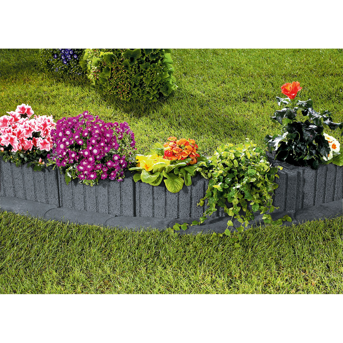 Lusit  Gartenstein MultiFlor anthrazit 28,4 x 20 x 20 cm Bild 2