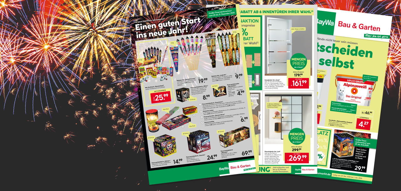 Prospekt der Woche inkl. Feuerwerk