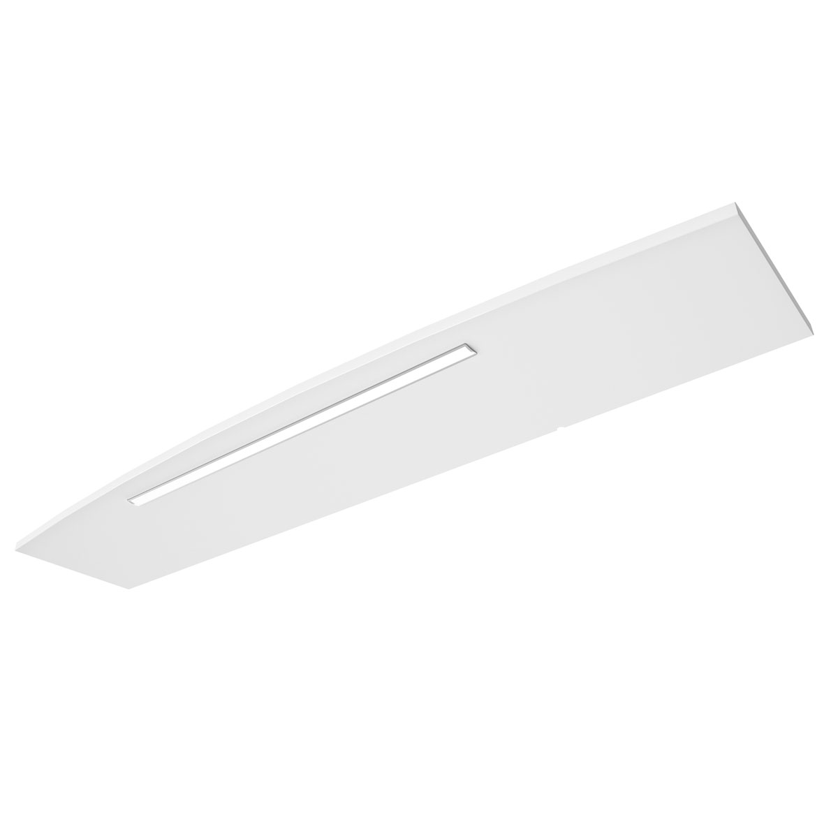 Pelipal LED-Kranzbeleuchtung Asti weiß glänzend 122 x 1,6 x 26,5 cm