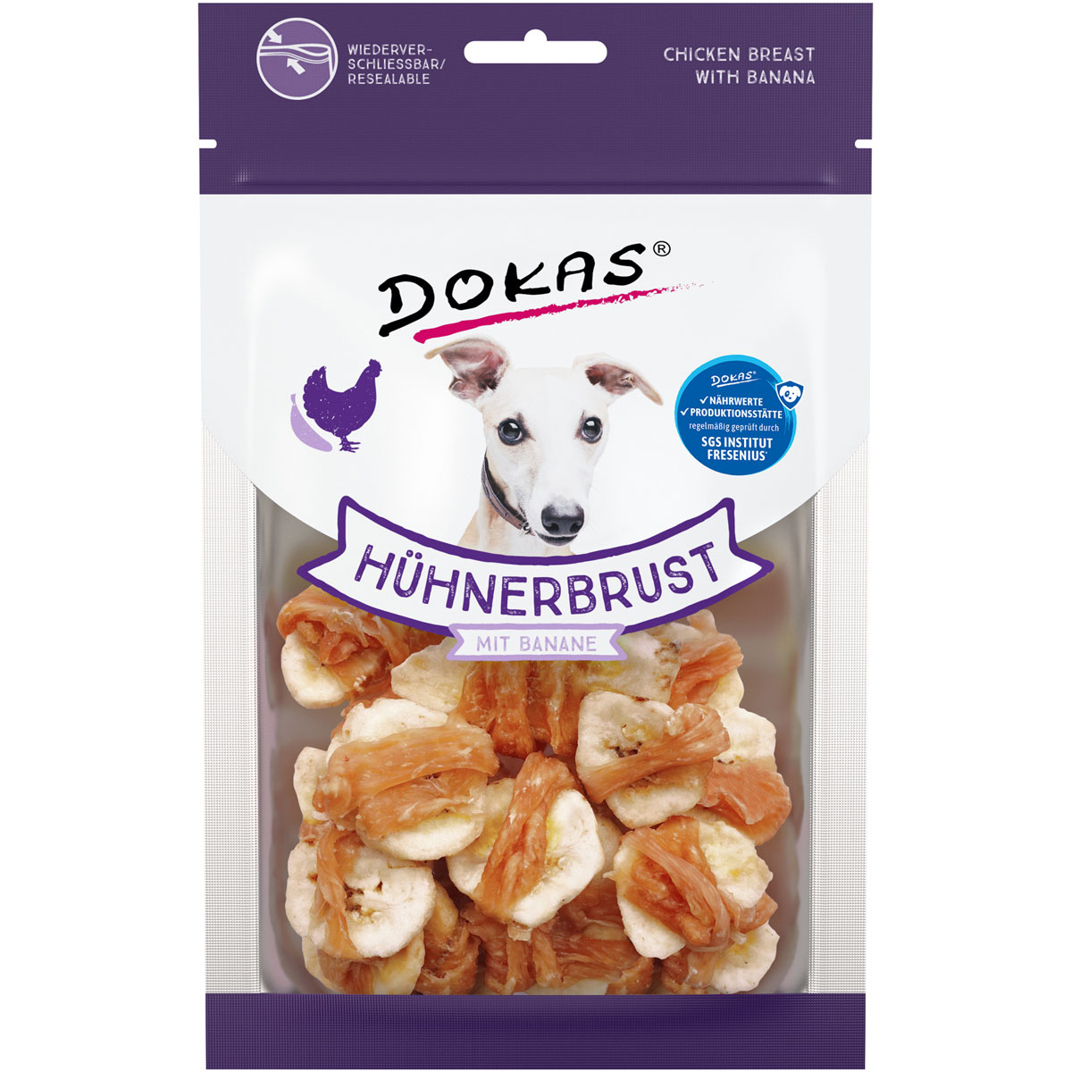 Hühnerbrustfilet mit Banane 70g