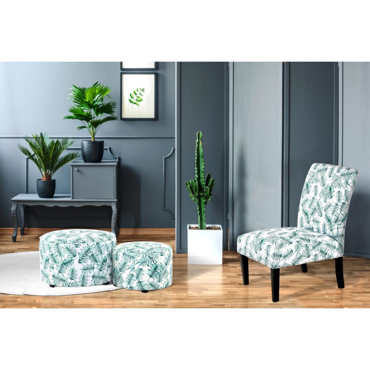 Hocker Indira 110 2er-Set Flower Bild 5
