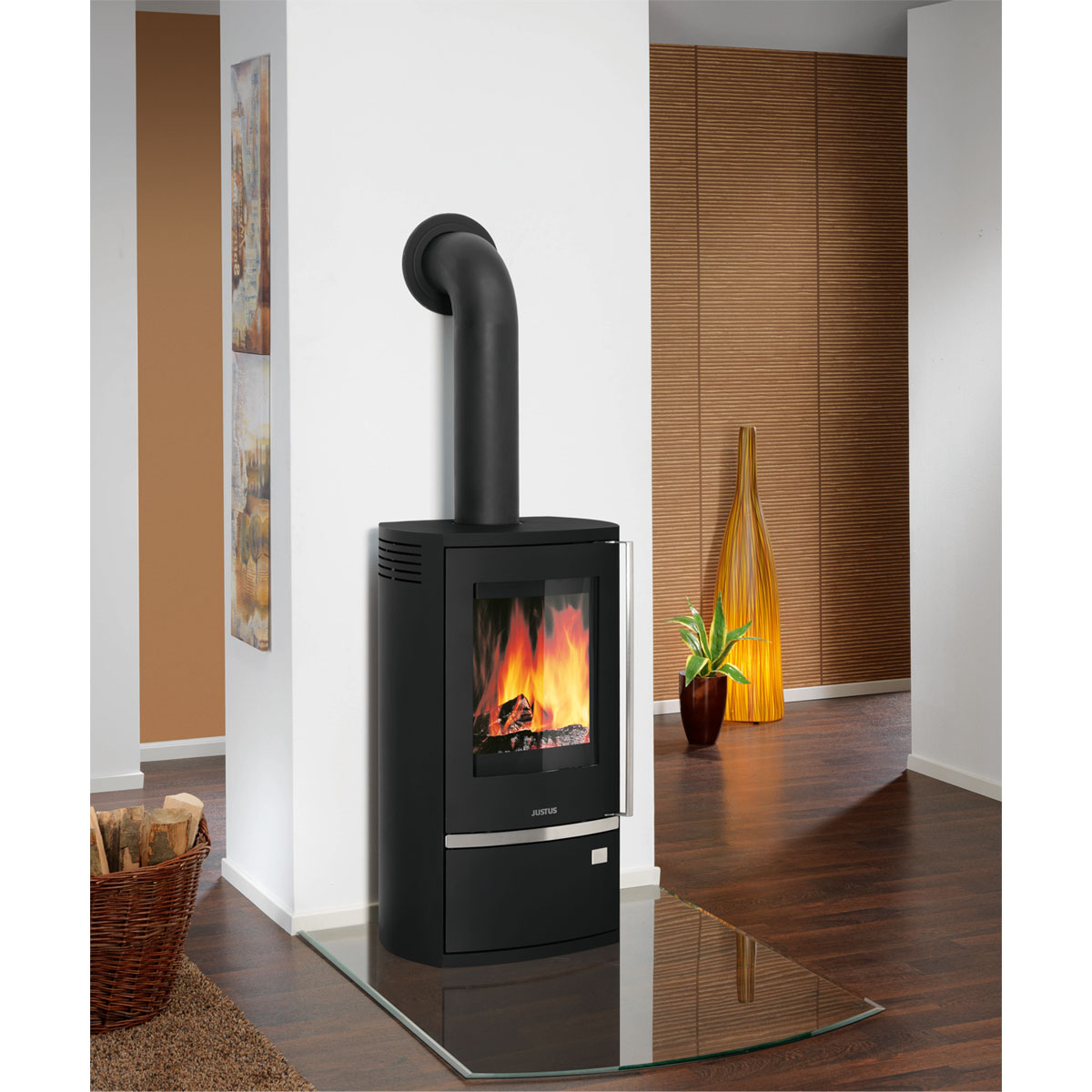 Kaminofen Reno R II Stahl schwarz Bild 2