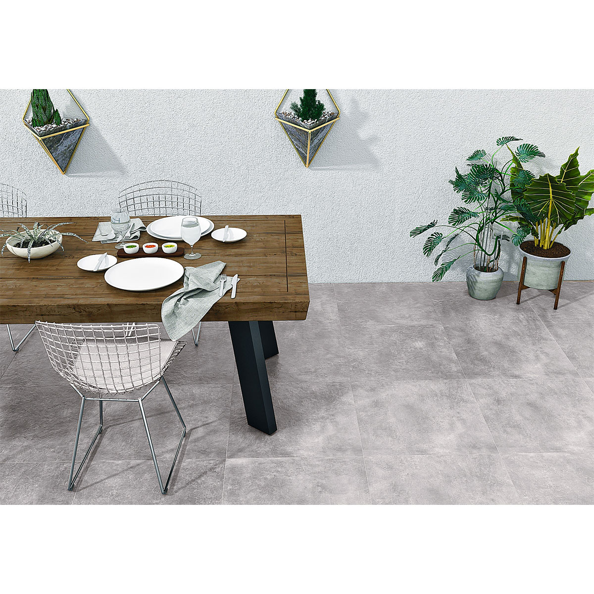 Feinsteinzeug Newton 60 x 60 cm dunkelgrau Bild 2