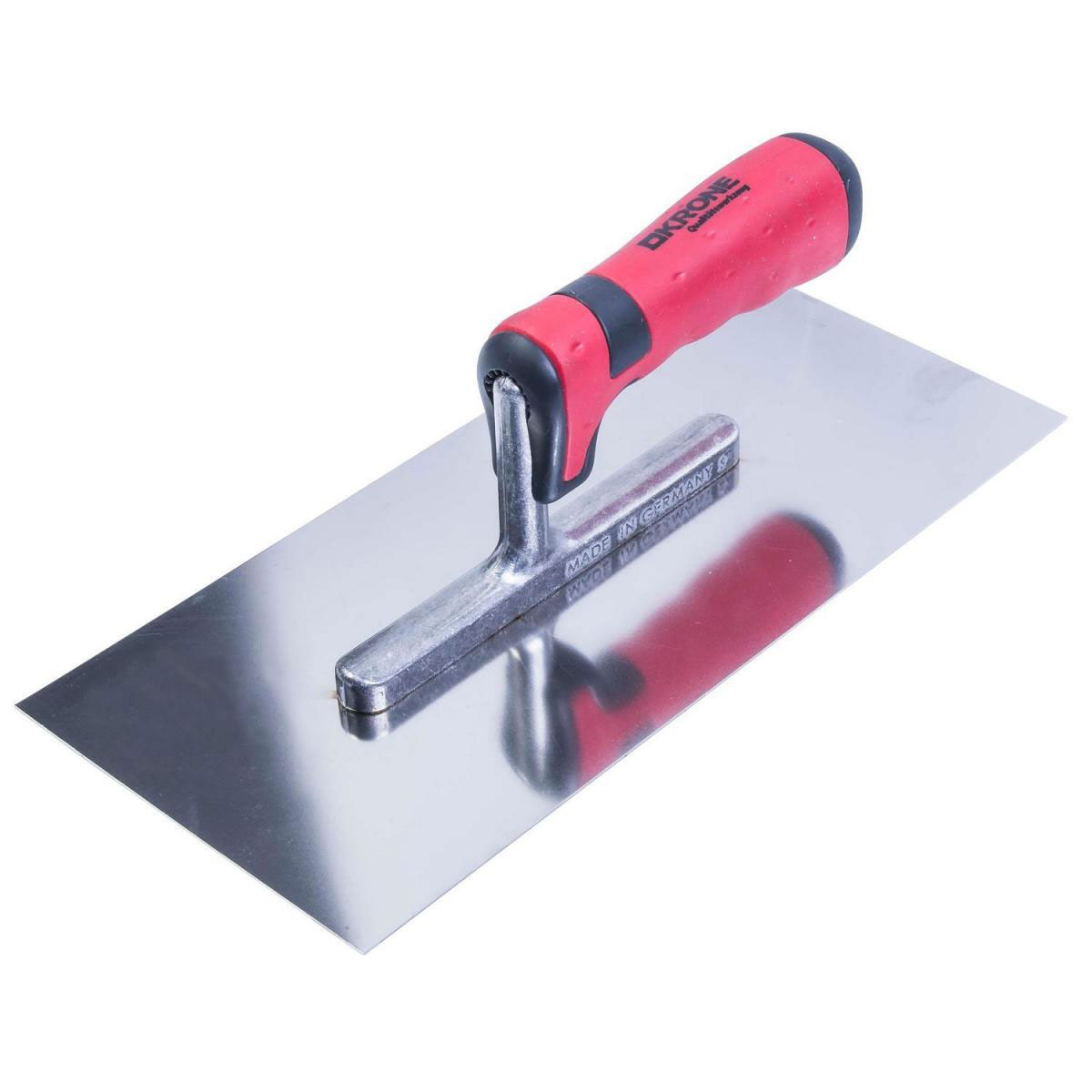 Glättekelle Länge 280 mm Breite 130 mm Zahnung 6x6 Stärke 0,7 mm Glättekelle Länge 280 mm Breite 130 mm Zahnung 6x6 Stärke 0,7 mm