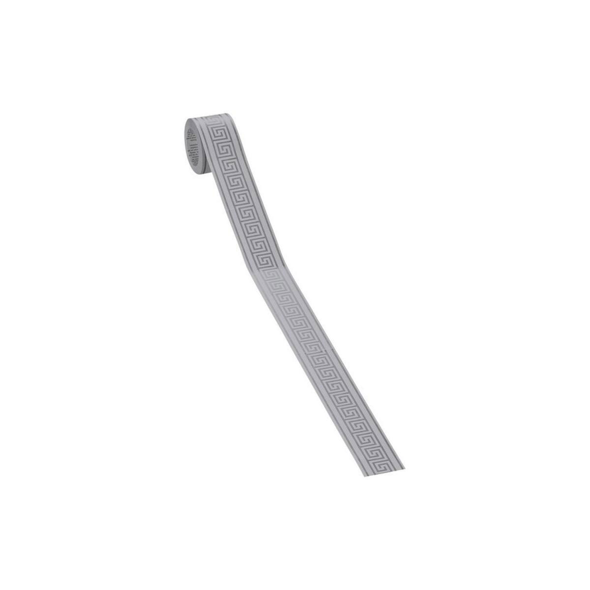 Selbstklebende Borte Meander grau Bild 2