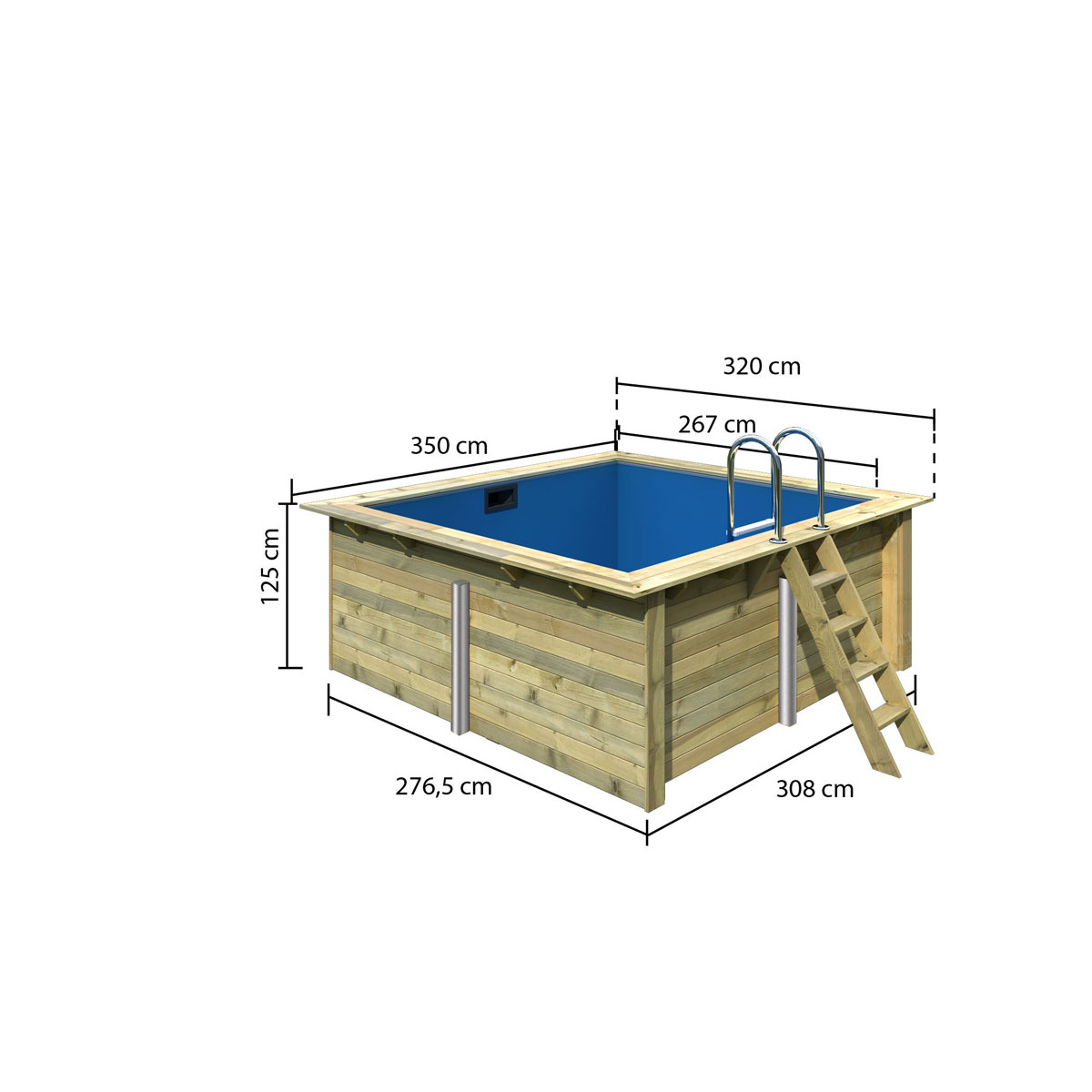 Karibu Pool Größe 1 44 mm Bild 2