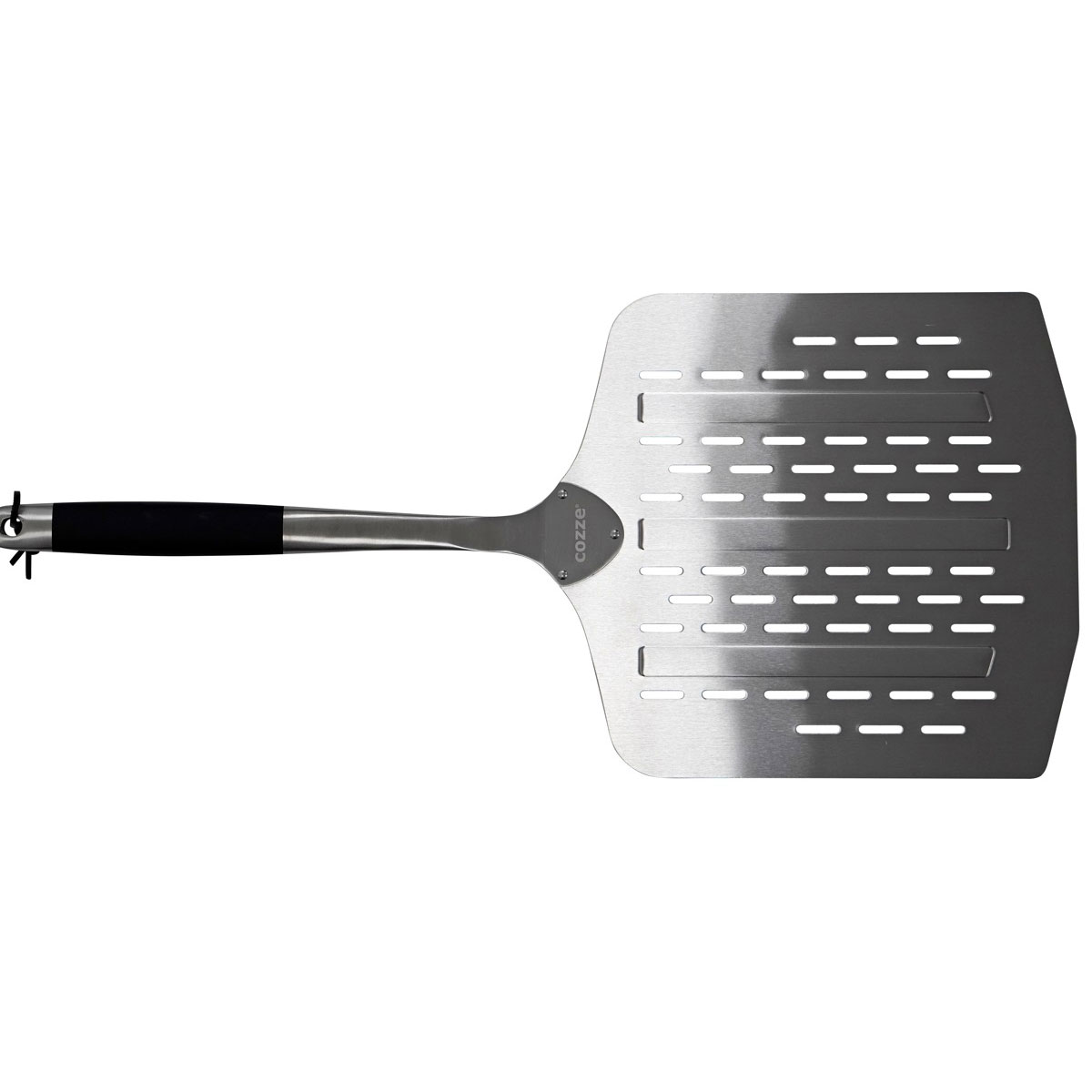 COZZE Pizzaspachtel mit Löchern 66 x 30 x 30 cm Edelstahl Bild 3
